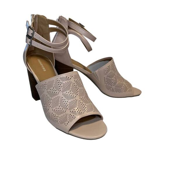 Maurices, Open Toe Strap Sandal, Chunky Heel, Pink, 11 NWOT - Picture 6 of 11